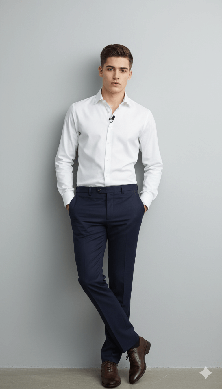 Casual and confident