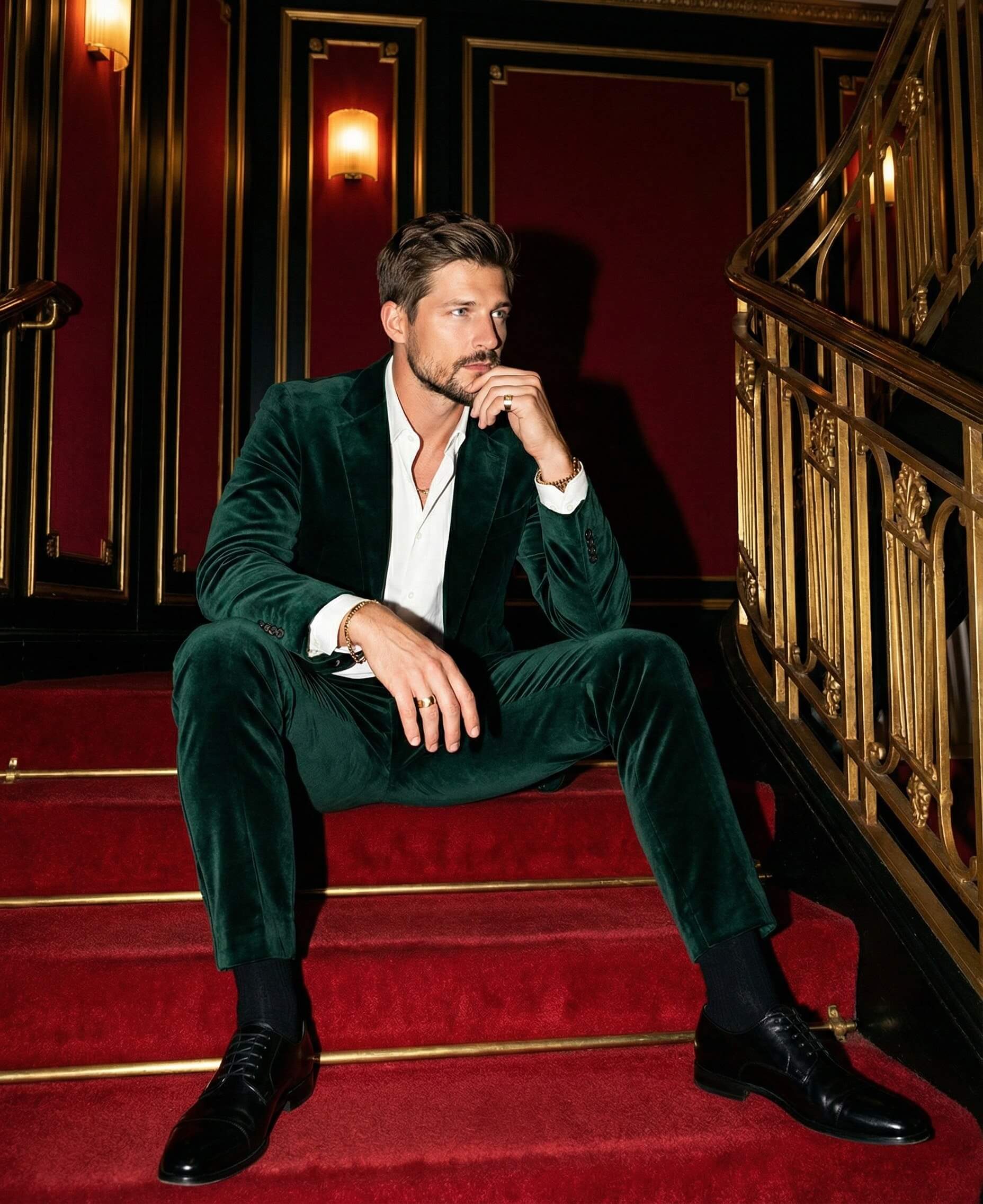 Emerald Velvet Evening